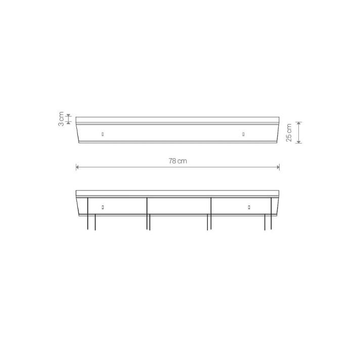 Основа Nowodvorski 8557 Cameleon Canopy C 780 10W IP20 Wh (8557)