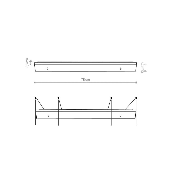 Основа Nowodvorski 8553 Cameleon Canopy D 780 10W IP20 Wh (8553)
