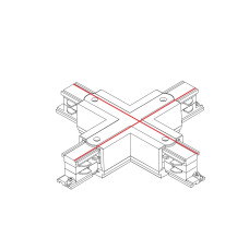 З'єднувач Nowodvorski CTLS POWER X CONNECTOR BLACK CN (8702)