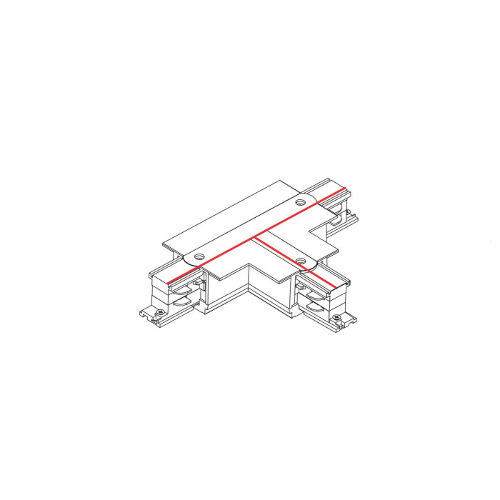 З'єднувач Nowodvorski CTLS RECESSED POWER T CONNECTOR RIGHT 1 (T-R1) WHITE  CN (8245)