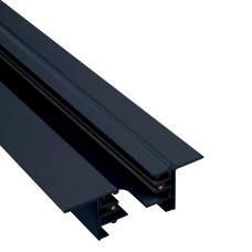 Шинопровід Nowodvorski PROFILE RECESSED TRACK BLACK 2 METERS CN (9015)