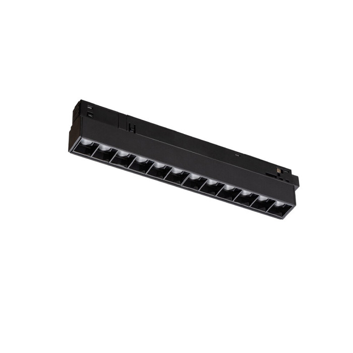 Магнітний трековий світильник Nowodvorski 10644 LVM Focus Out Led 1x9w 4000к 880Lm IP20 Bl (10644)