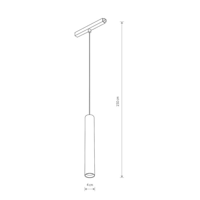Магнітний трековий світильник Nowodvorski 10652 LVM Roller Led 1x9w 4000к 680Lm IP20 Bl (10652)