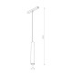Магнітний трековий світильник Nowodvorski 10652 LVM Roller Led 1x9w 4000к 680Lm IP20 Bl (10652)