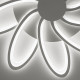Світильник світлодіодний стельовий LORENA 150W 9R 810/50 APP WHITE 220V IP20 з пультом ДУ