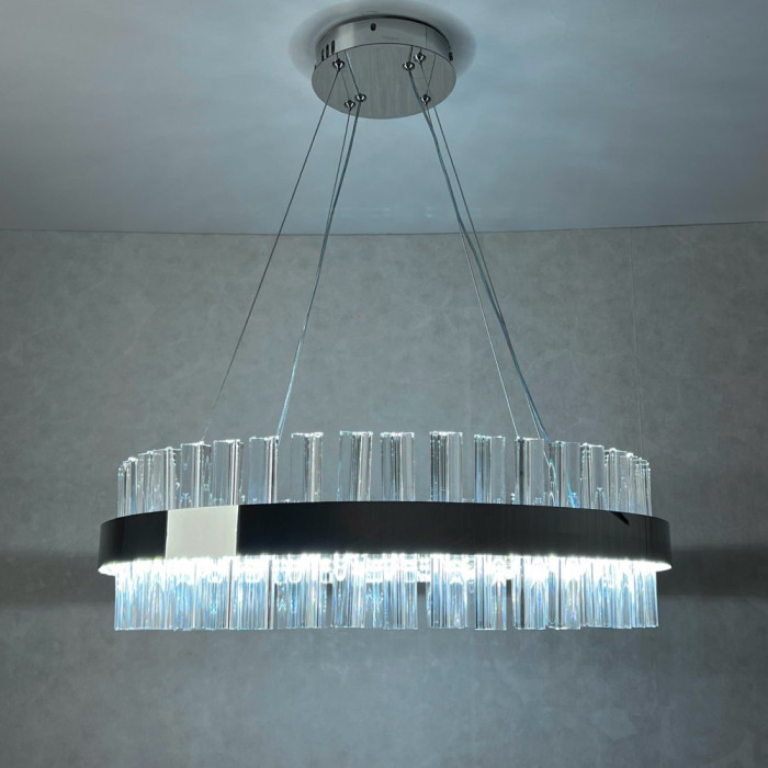 Світильник світлодіодний підвісний SOFIA 120W R CHROME/CLEAR 600/1000 APP 220V IP20 з пультом ДУ