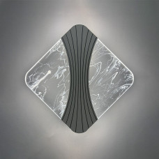 Світильник світлодіодний настінний, бра SMOKE 17W S200 ON/OFF WHITE 220V IP20