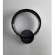 Світильник світлодіодний настінний, бра AKRILIKA ROUND 17W 1R ON/OFF BLACK/CLEAR