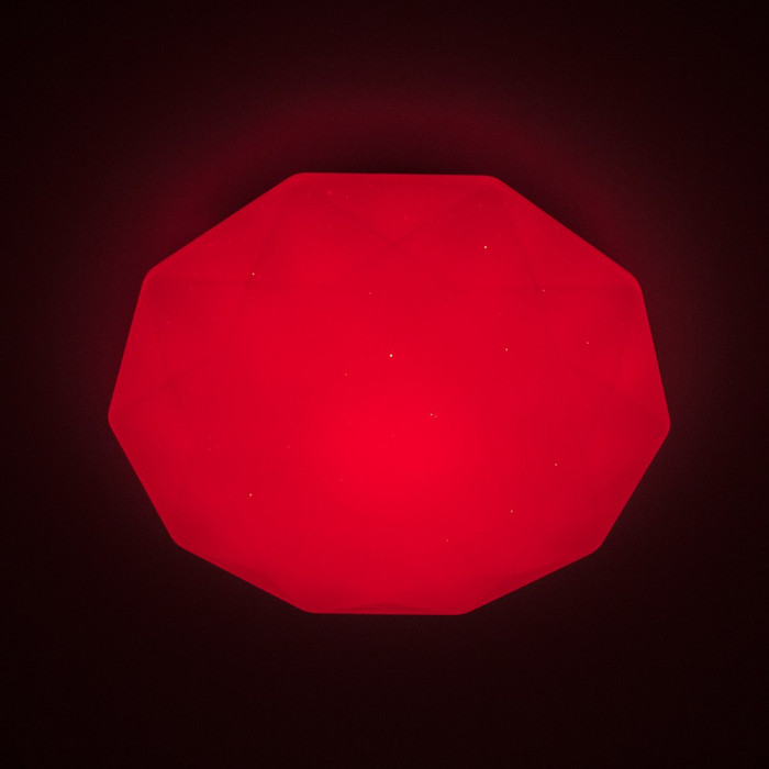АКЦІЯ! Світильник світлодіодний стельовий ALMAZ 25W RGB R330 SHINY 220V IP20 з пультом ДУ
