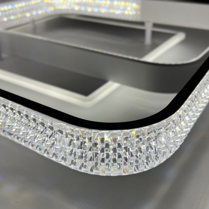 Світильник світлодіодний стельовий AKRILIKA SQUARE 130W 4S WHITE